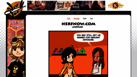 What Nerfnow.com website looked like in 2023 (1 year ago)