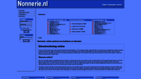 What Nonnerie.nl website looked like in 2023 (1 year ago)