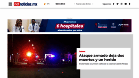 What Netnoticias.mx website looked like in 2023 (1 year ago)