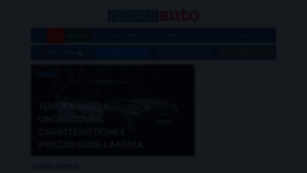 What Newsauto.it website looked like in 2023 (1 year ago)