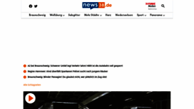 What News38.de website looked like in 2023 (1 year ago)