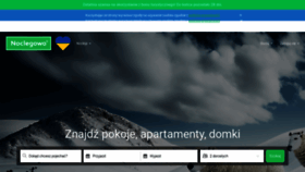 What Noclegowo.pl website looked like in 2023 (2 years ago)