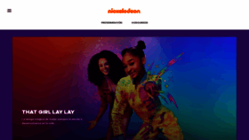 What Nickelodeon.es website looked like in 2023 (1 year ago)