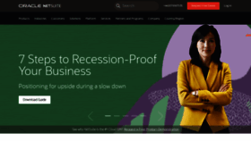 What Netsuite.co.uk website looked like in 2023 (2 years ago)