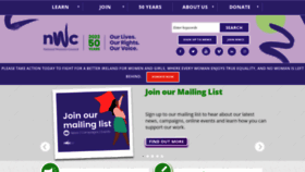 What Nwci.ie website looked like in 2023 (1 year ago)
