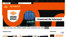 What Newseria.pl website looked like in 2023 (1 year ago)