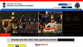 What Nalsa.gov.in website looked like in 2023 (1 year ago)