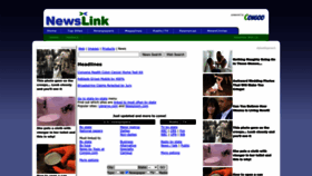 What Newslink.org website looked like in 2023 (1 year ago)