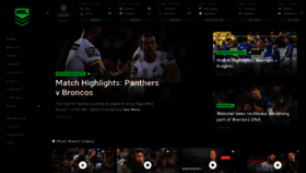 What Nrl.com.au website looked like in 2023 (1 year ago)