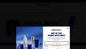 What Neostrata.com website looked like in 2023 (1 year ago)