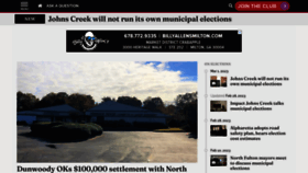 What Northfulton.com website looked like in 2023 (1 year ago)