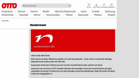 What Neckermann.de website looked like in 2023 (1 year ago)