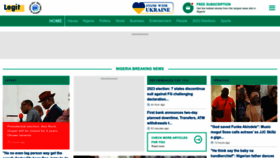 What Naij.com website looked like in 2023 (1 year ago)