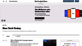 What Nytoday.com website looked like in 2023 (1 year ago)