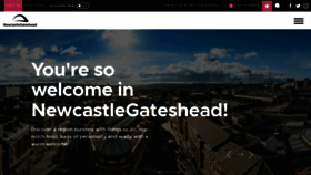 What Newcastlegateshead.com website looked like in 2023 (1 year ago)