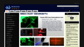 What Nakulasers.com website looked like in 2023 (1 year ago)