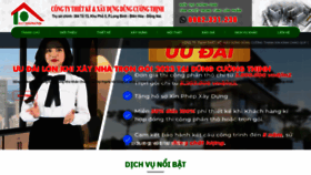 What Nhathaulongkhanh.com website looked like in 2023 (1 year ago)