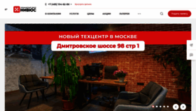 What Nivus-body.ru website looked like in 2023 (1 year ago)
