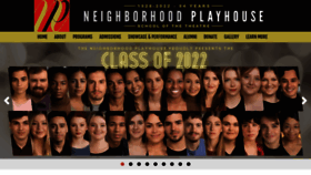 What Neighborhoodplayhouse.org website looked like in 2023 (1 year ago)