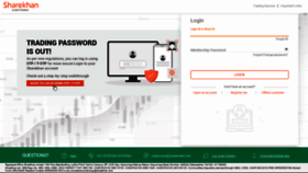What Newtrade.sharekhan.com website looked like in 2023 (1 year ago)
