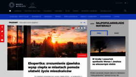 What Naukawpolsce.pl website looked like in 2023 (1 year ago)