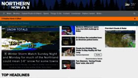 What Northernnewsnow.com website looked like in 2023 (1 year ago)