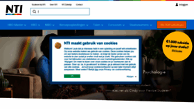 What Nti.nl website looked like in 2023 (1 year ago)