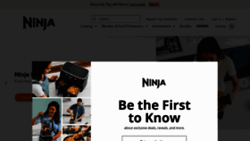What Ninjakitchen.co.uk website looked like in 2023 (1 year ago)