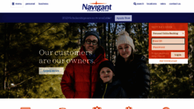 What Navigantcu.org website looked like in 2023 (1 year ago)