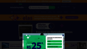 What Novomundo.com.br website looked like in 2023 (1 year ago)