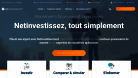 What Net-investissement.fr website looked like in 2023 (1 year ago)