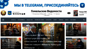 What Newsgomel.by website looked like in 2023 (1 year ago)
