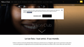What Nikonclub.it website looked like in 2023 (1 year ago)