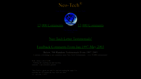 What Neo-tech.com website looked like in 2023 (1 year ago)
