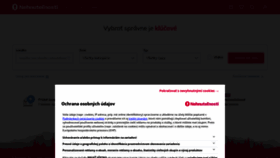 What Nehnutelnosti.sk website looked like in 2023 (1 year ago)