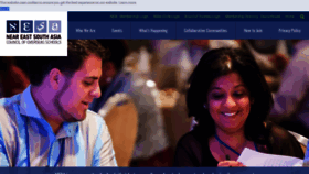 What Nesacenter.org website looked like in 2023 (2 years ago)
