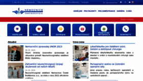 What Nemcb.cz website looked like in 2023 (1 year ago)