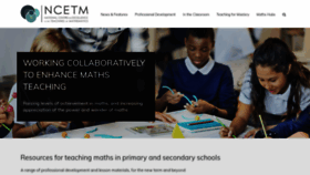 What Ncetm.org.uk website looked like in 2023 (1 year ago)