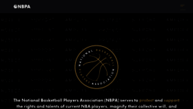 What Nbpa.com website looked like in 2023 (1 year ago)