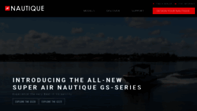 What Nautique.com website looked like in 2023 (1 year ago)