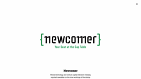 What Newcomer.co website looked like in 2023 (1 year ago)
