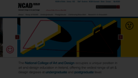 What Ncad.ie website looked like in 2023 (1 year ago)
