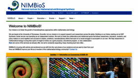 What Nimbios.org website looked like in 2023 (1 year ago)