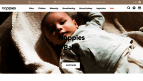 What Noppies.com website looked like in 2023 (1 year ago)