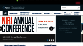 What Niri.org website looked like in 2023 (2 years ago)