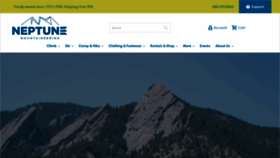 What Neptunemountaineering.com website looked like in 2023 (1 year ago)