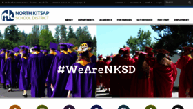 What Nkschools.org website looked like in 2023 (1 year ago)