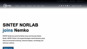 What Nemko.com website looked like in 2023 (1 year ago)