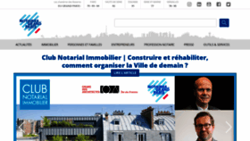 What Notairesdugrandparis.fr website looked like in 2023 (1 year ago)