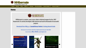 What Nhibernate.info website looked like in 2023 (2 years ago)